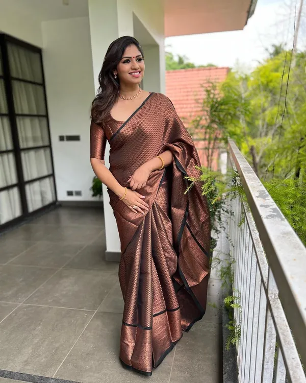 Brown_Jacquard_Premium_Saree_For_Women