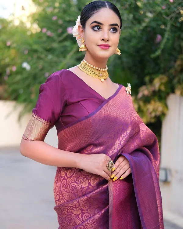 Purple_Jacquard_Premium_Saree_For_Women