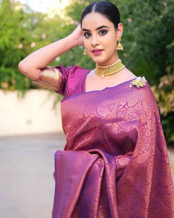 Purple_Jacquard_Premium_Saree_For_Women