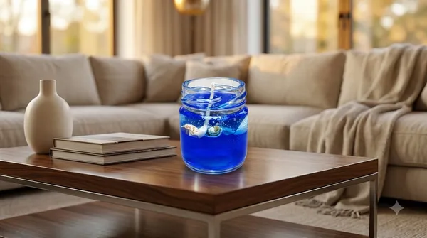 Gel_Wax_Tealight_Glass_Candle,_Blue_Ocean-Inspired_Decorative_Candle_for_Home_Décor,_Bedroom,_Living_Room,_Table_&_Gifting