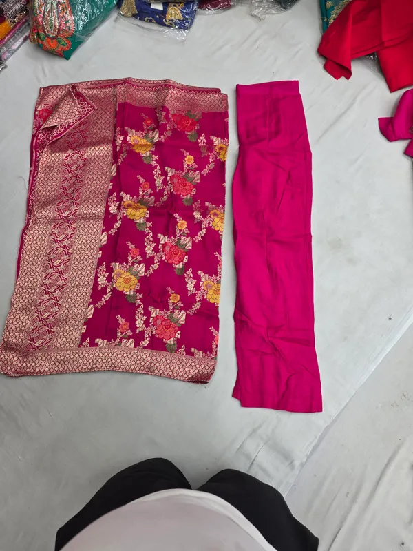 Magenta_Pure_Viscose_Kurta_Set_For_Women
