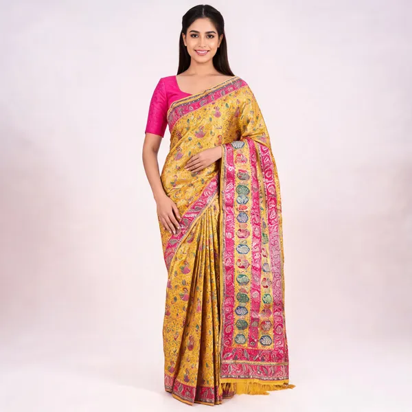 Yellow_Kanjivaram_Silk_Saree_For_Women