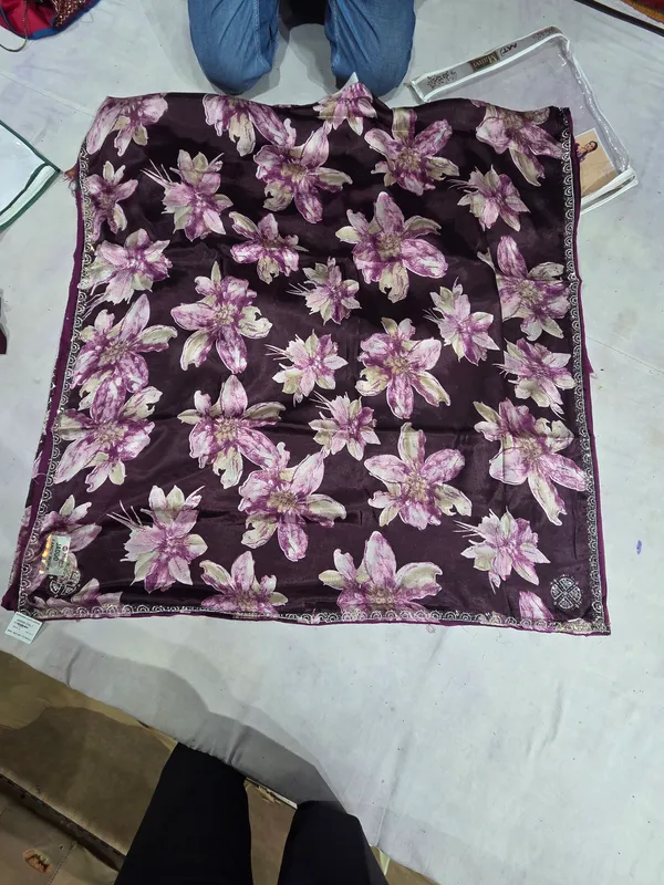 Maroon_Satin_Saree_For_Women
