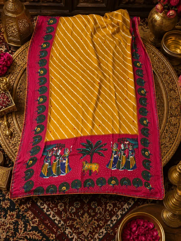 LEHRIYA_GEOROJET_PRINTED_SAREE