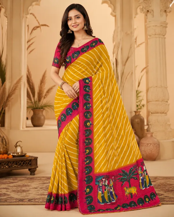 LEHRIYA_GEOROJET_PRINTED_SAREE