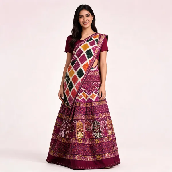 Maroon_Weightless_Saree_For_Women