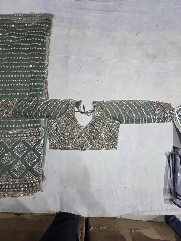 Green_Net_Saree_For_Women