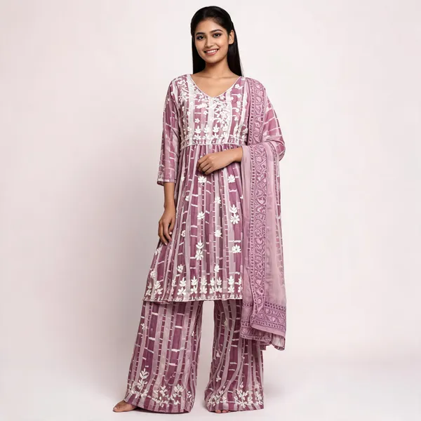 Mauve_Chiffon_Anarkali_Suit_Set_For_Women