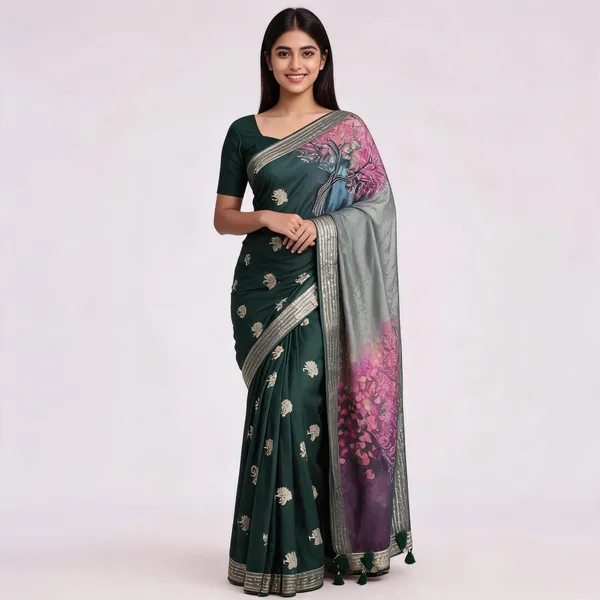 Green_Dola_Silk_Saree_For_Women