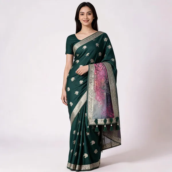 Green_Dola_Silk_Saree_For_Women