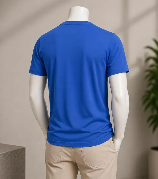 Royal_Blue_Cotton_Regular_Fit_Round_Neck_T-Shirt_For_Adults