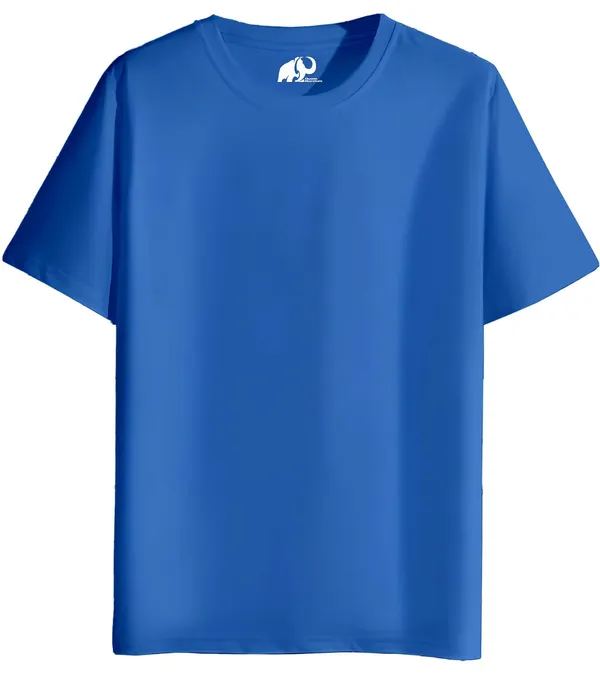 Royal_Blue_Cotton_Regular_Fit_Round_Neck_T-Shirt_For_Adults