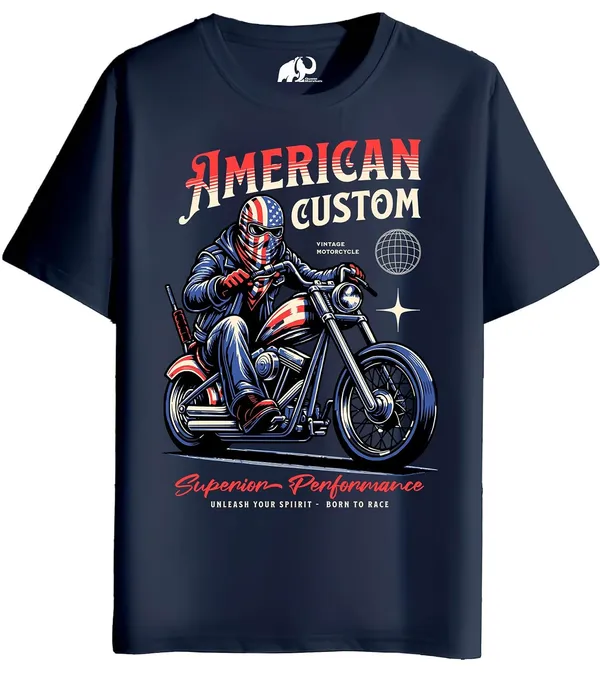 Navy_Blue_Cotton_Graphic_Printed_Motorcycle_T-Shirt_For_Adults