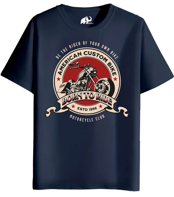 Navy_Blue_Cotton_Graphic_Printed_Motorcycle_T-Shirt_For_Adults