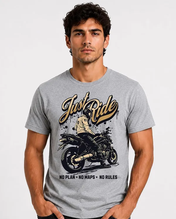 Grey_Melange_Cotton_Graphic_Printed_Motorcycle_T-Shirt_For_Adults