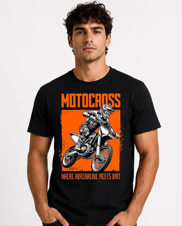 Black_Cotton_Graphic_Printed_Motorcycle_T-Shirt_For_Adults