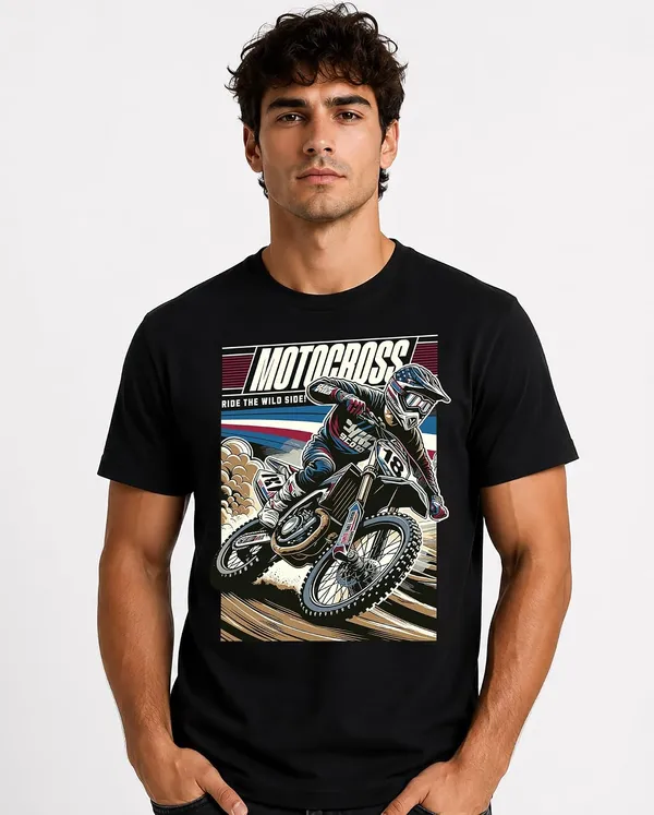 Black_Cotton_Graphic_Printed_Motorcycle_T-Shirt_For_Adults