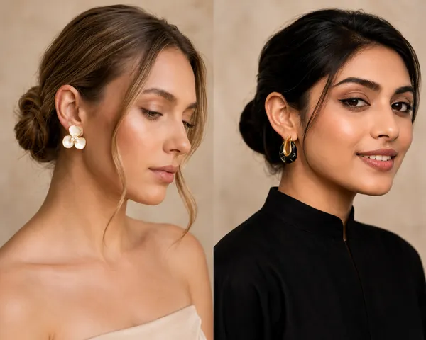 Gold_Stainless_Steel_Floral_Stud_&_Textured_Hoop_Earrings_For_Women_(Pack_Of_2)