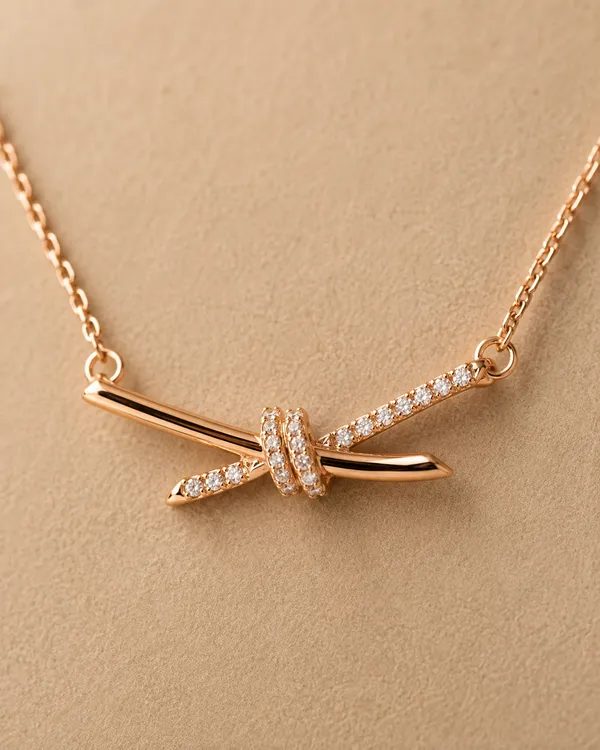Rose_Gold_Stainless_Steel_Bow_Pendant_Necklace_For_Women