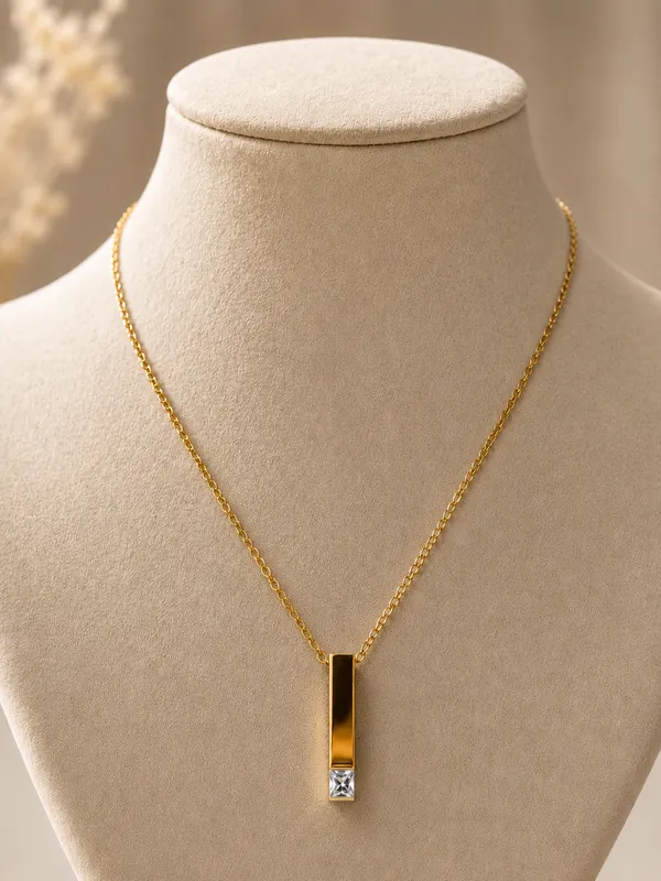Gold_Stainless_Steel_Geometric_Pendant_Necklace_For_Women
