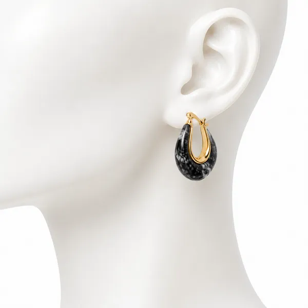 Gold_Brass_Black_Textured_Hoop_Earrings_For_Women