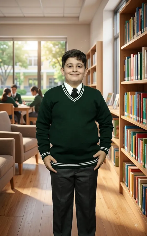 Vanya_Style_School_Uniform_Sweater_V_Neck_Full_Sleeve_Sweater_For_Kids_Green