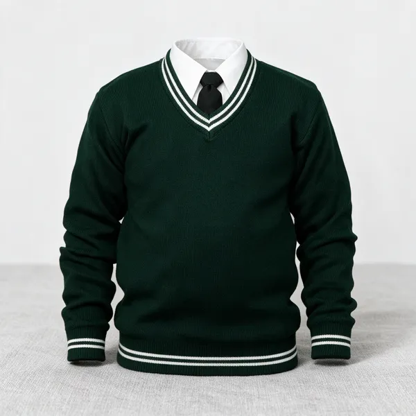 Vanya_Style_School_Uniform_Sweater_V_Neck_Full_Sleeve_Sweater_For_Kids_Green