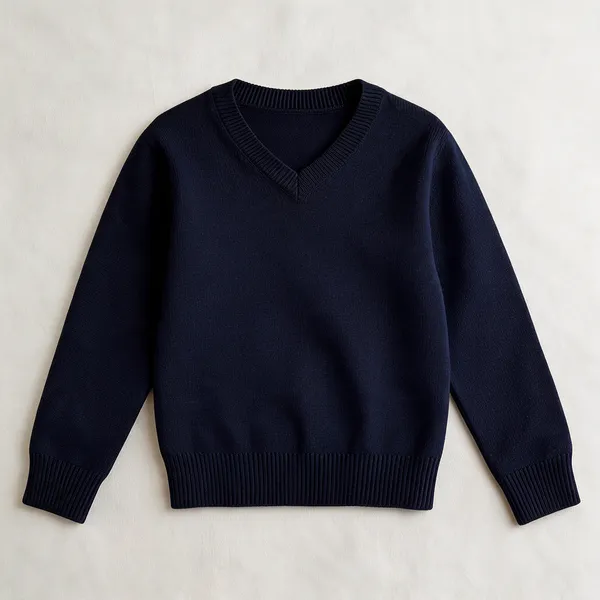 Kid_S_Uniform_Navy_Blue_Sweater