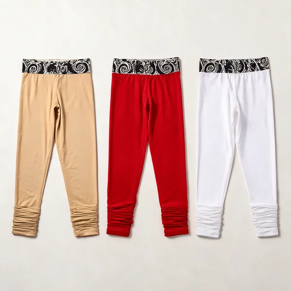 Kid_S_Chudidar_Leggings_3_Pieces_Combo_Pack_Of_3
