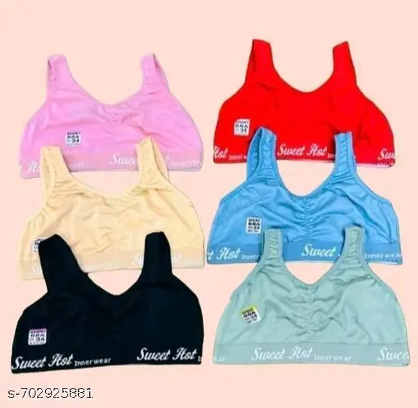 Girls_Wide_Belt_Sports_Bra_For_9_16_Years_Soft_Cotton_Lined_Innerwear_Full_Support_Comfort_Breathable_Daily_Wear_For_Active_Teens_Adjustable_Fit_For_Sports_Gym_Yoga_And_School_Pack_Of_6