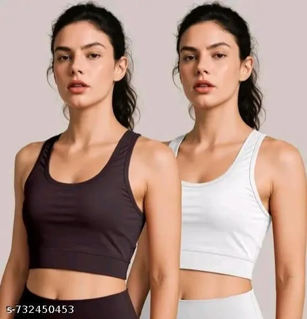 Women_Sports_Bra_For_Gym_Workout_Non_Wired_Comfortable_Activewear_Bra_Stretchable_Daily_Wear_Fitness_Bra_For_Yoga_Exercise_Home_Wear_Pack_Of_2