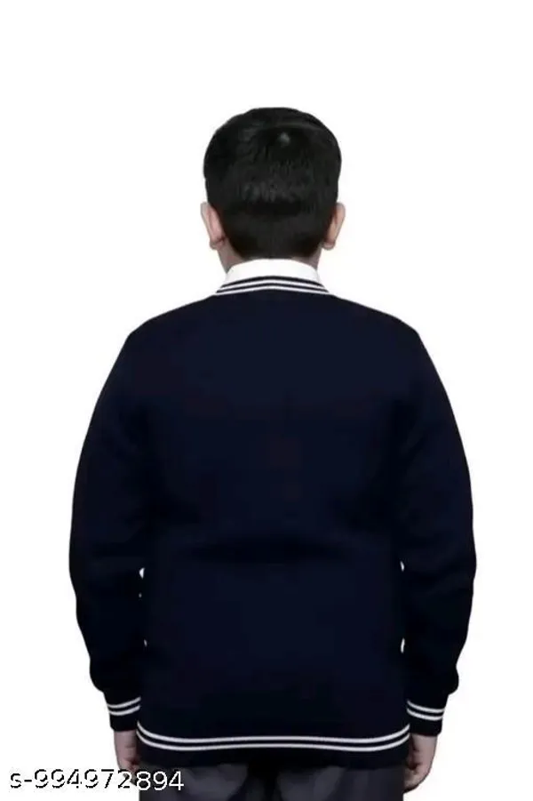 Kid_S_School_Uniform_Sweater_White_Stripe