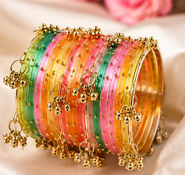 Trendy_fancy_multi_ghugroo_set_and_trending_24_bangles