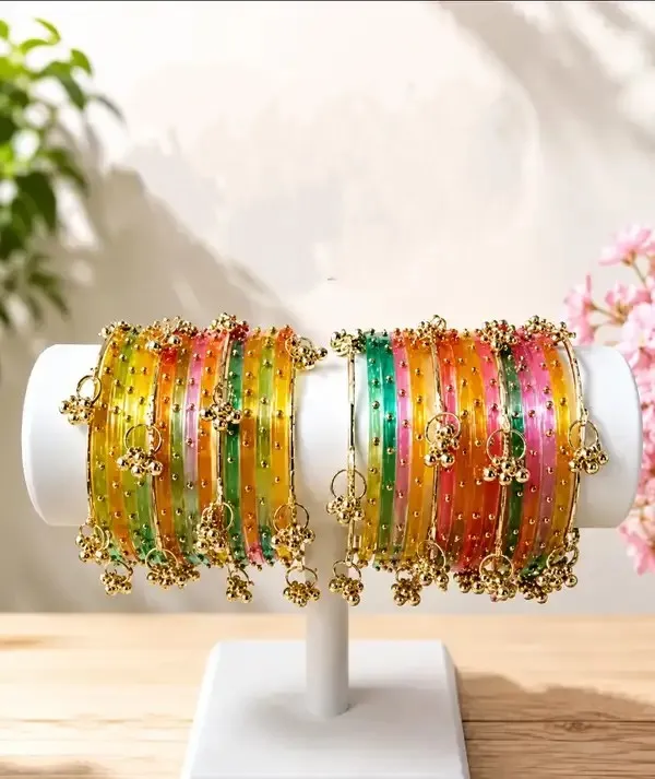 Trendy_fancy_multi_ghugroo_set_and_trending_24_bangles