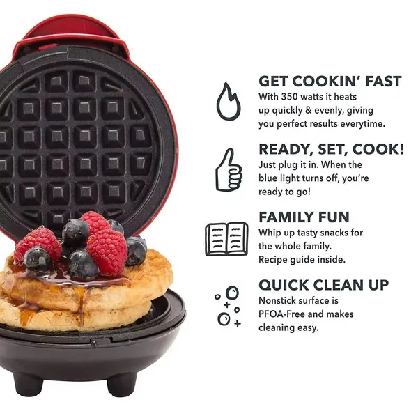 Mini_Waffle_Maker_Red