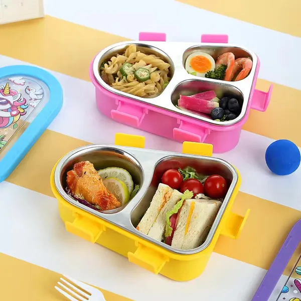 Funstack_Kids_3_Compartment_Insulated_Bento_Box_Pink