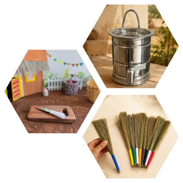 Mini_Water_Filter_|_Tiny_Chopping_Board_With_Knife_|_Tiny_Tidy_Broom