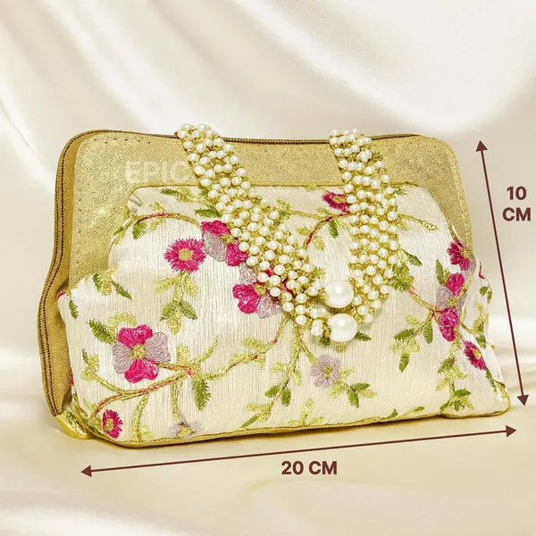 Embroidered_Floral_Clutch_With_Pearl_Handle