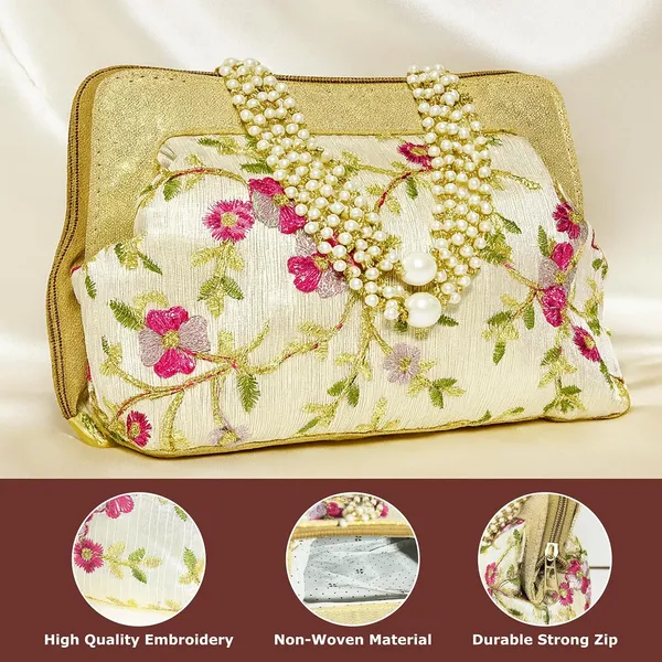 Embroidered_Floral_Clutch_With_Pearl_Handle