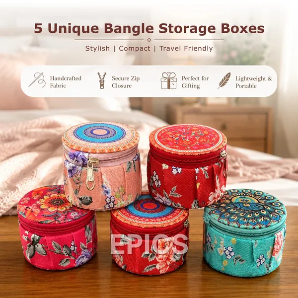 Pack_Of_4_-_Fabric_Bangle_Storage_Box