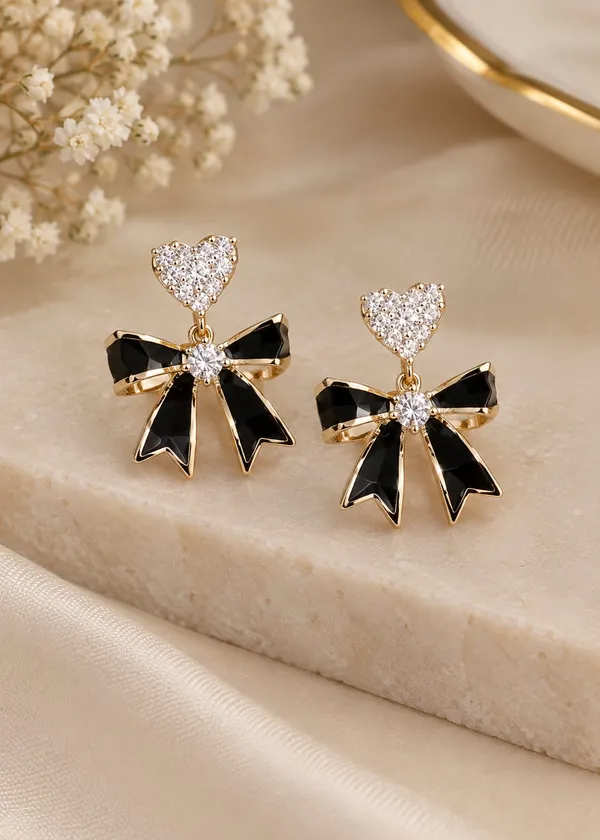 Black_Bow_Love_Earrings