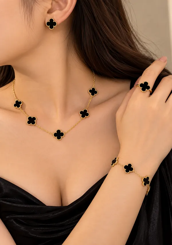 Black_Clover_Anti-Tarnish_Gold-Plated_Necklace,_Bracelet,_Earrings_&_Ring_Jewelry_Set_for_Women