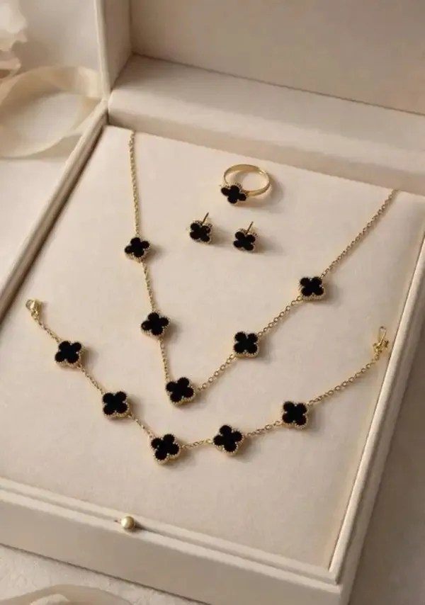 Black_Clover_Anti-Tarnish_Gold-Plated_Necklace,_Bracelet,_Earrings_&_Ring_Jewelry_Set_for_Women