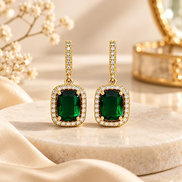 Gemstone_earrings_Green
