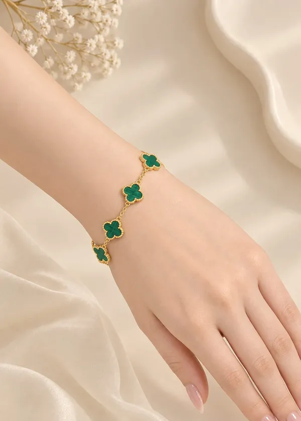 Green_Clover_Link_Bracelet
