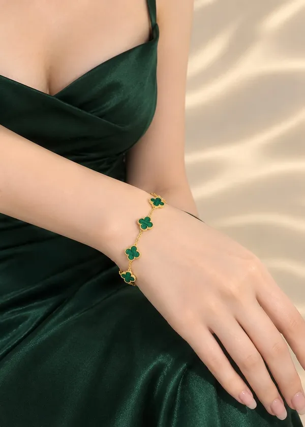 Green_Clover_Link_Bracelet