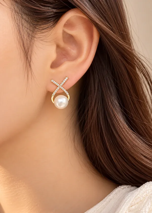 High-end_cross_fashion_earrings