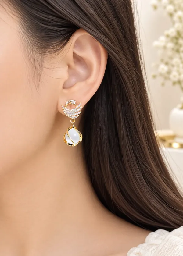 High-end_swan_earrings