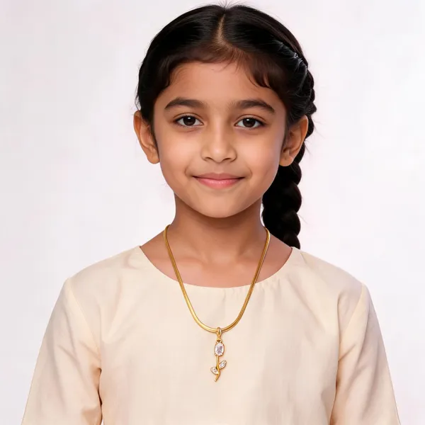 Gold_Tone_Metal_Chain_Necklace_For_Women