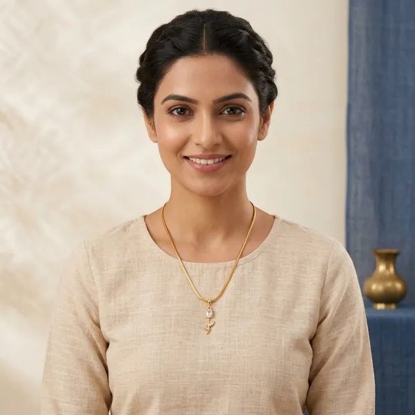 Gold_Tone_Metal_Chain_Necklace_For_Women